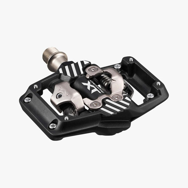 SHIMANO PEDAL, PD-M8220, DEORE XT, SPD, W/O REFLECTOR, W/CLEAT (CL-MT001), BLACK