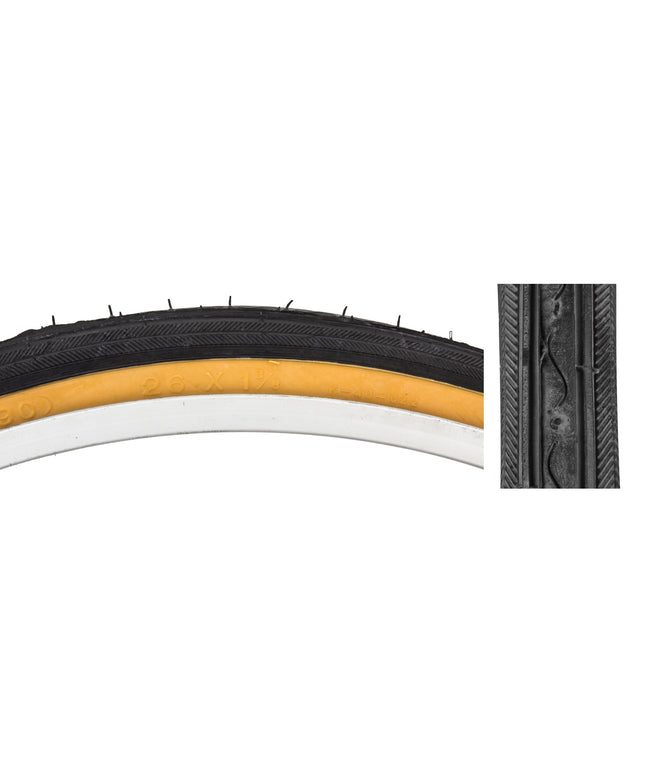 Sunlite Road Raised Center TIRE SUNLT 26x1-3/8