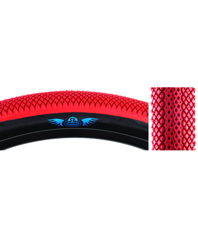 Speedster 29x2.1 Red Tire BMX