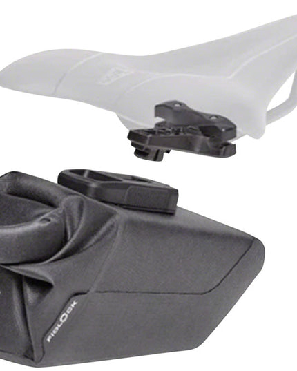Fidlock Pinclip Saddle Bag and Base - Medium, Black