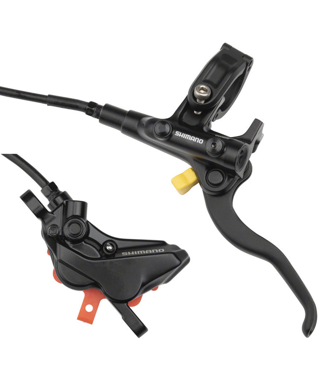Shimano Deore BL-M4100/BR-MT420 Disc Brake and Lever - Front, Hydraulic, Resin Pads, Gray