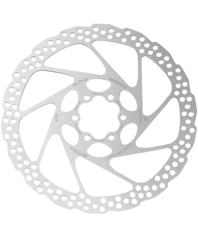 Shimano Deore SM-RT56-MP Disc Brake Rotor - 180mm, 6-Bolt, For Resin Pads Only, Silver