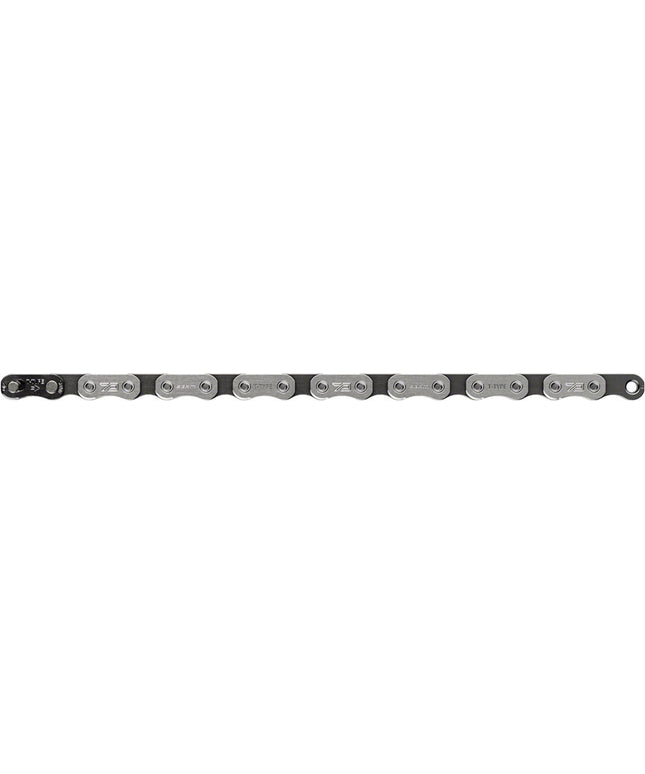 SRAM Eagle 70 T-Type Flattop Chain - 12-Speed, 126 Links, Solid Pin, Includes PowerLock Connector, Silver/Black
