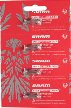 SRAM Eagle PowerLock Link for 12-Speed Chain, Silver Card/4