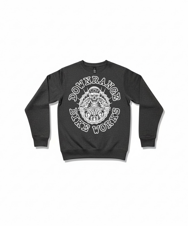 Downrange Bike Works Premium Crewneck Pullover