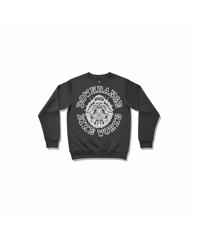 Downrange Bike Works Premium Crewneck Pullover