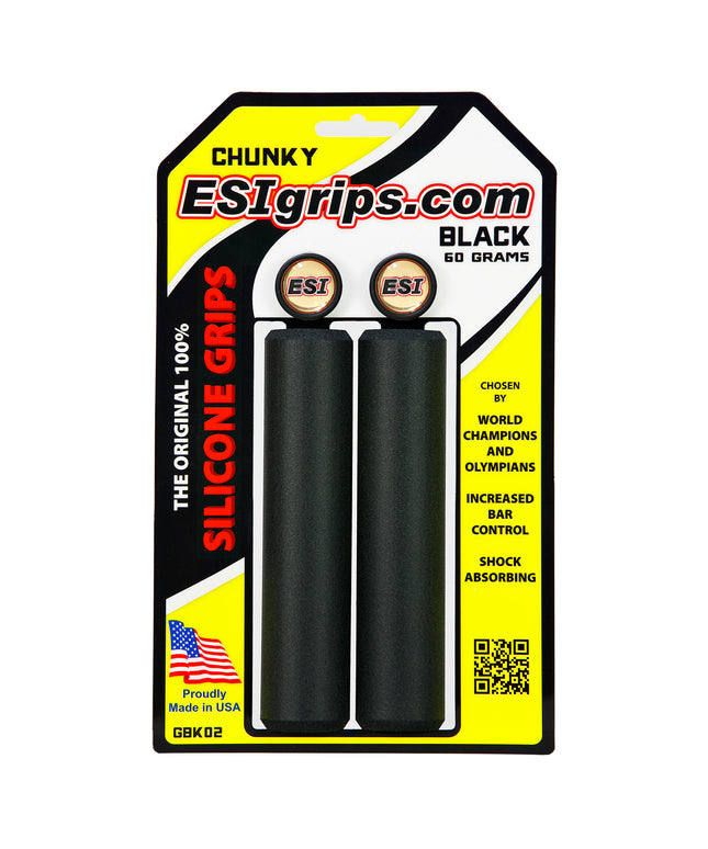 ESI grips MTB Chunky Silicone Grips, Black