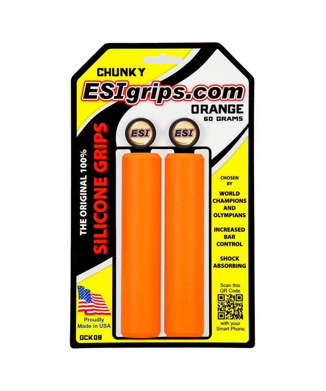 ESI grips MTB Chunky Silicone Grips, Orange