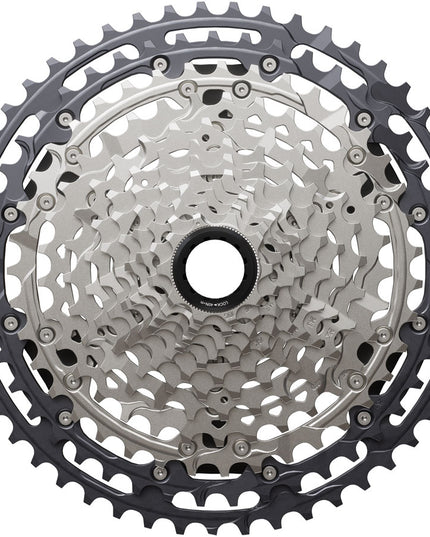 Shimano Deore XT CS-M8200-12 Cassette - 12-Speed, 10-51t, Hyperglide+, Micro Spline, Gray/Silver