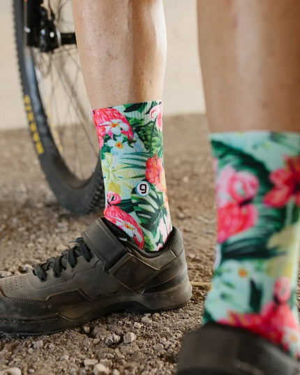 GripIt Freddy the Flamingo | Performance MTB Socks