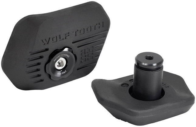 Wolf Tooth Locked-In Bar Ends, Black, Pair