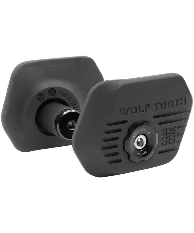 Wolf Tooth Locked-In Bar Ends, Black, Pair