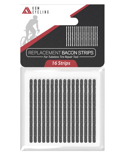 KOM Cycling Tubeless Repair Strips - 16 Piece