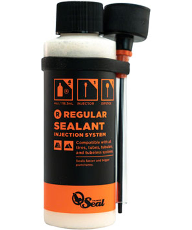 Orange Seal Tubeless Tire Sealant with Twist Lock Applicator - 4oz