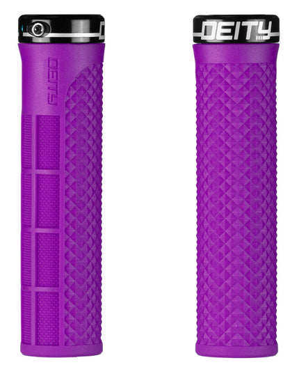 Deity Lockjaw Lock-On MTB Grips – Multiple Colors Available