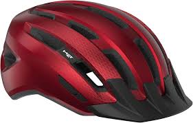 MET Downtown MIPS Helmet - Red, Glossy