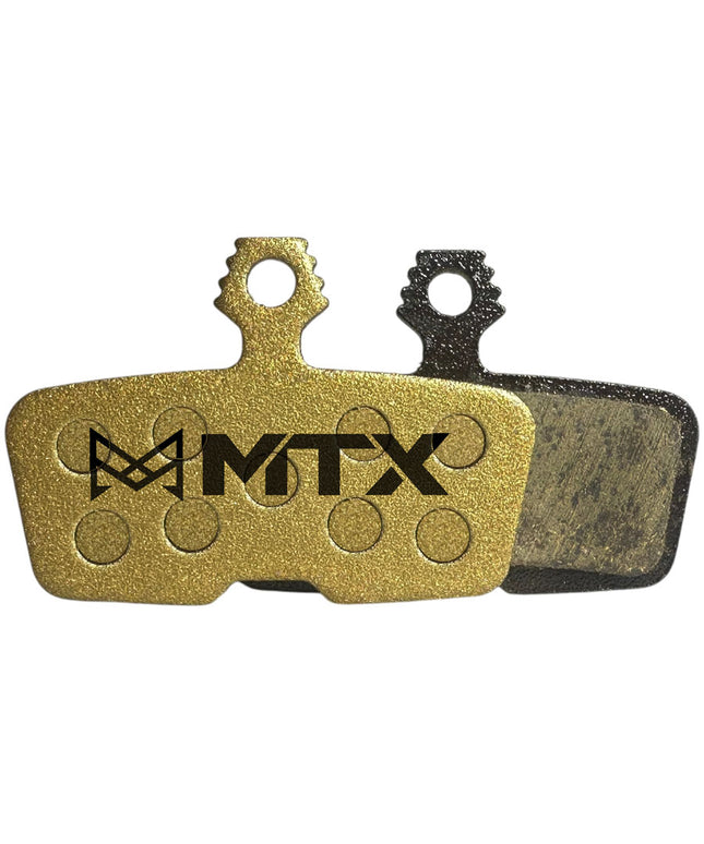 MTX 185 Gold Label RACE Disc Brake Pads 2-Piston, Knurled Tab, Single Set