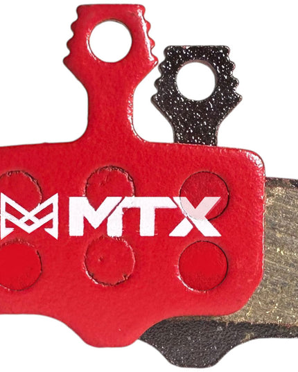 MTX 165 Red Label RACE Disc Brake Pads 2-Piston, Knurled Tab, Single Set