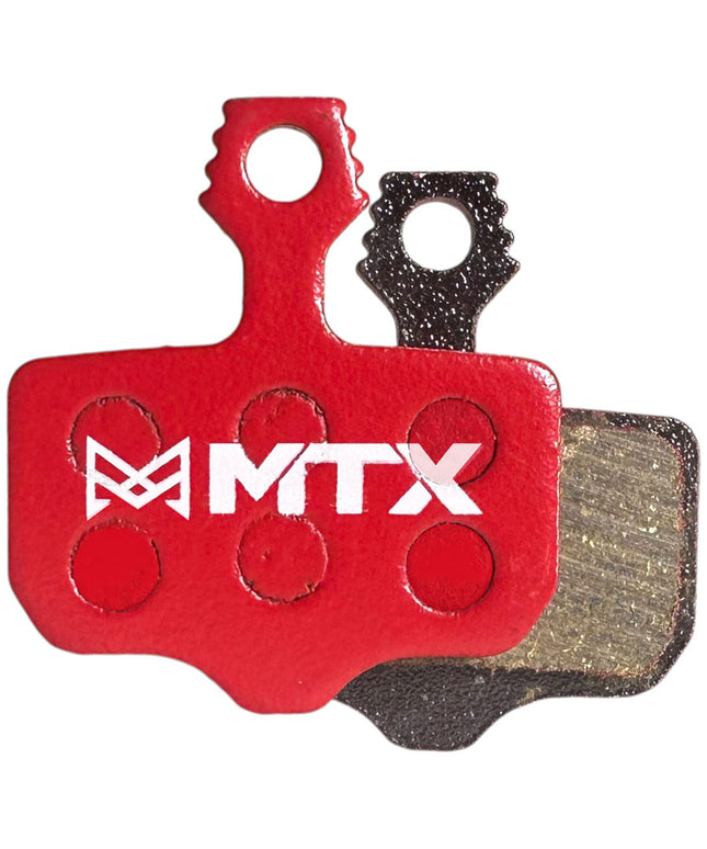 MTX 165 Red Label RACE Disc Brake Pads 2-Piston, Knurled Tab, Single Set