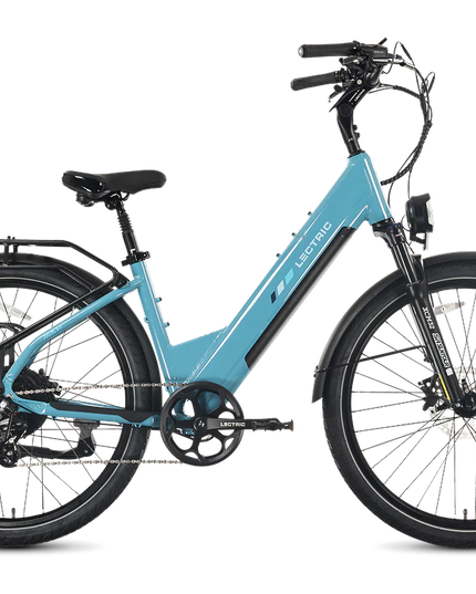 Lectric XPress2 Raindrop Blue Cruiser eBike