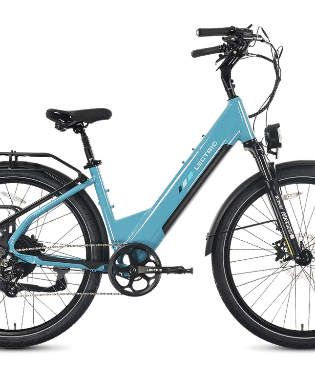 Lectric XPress2 Raindrop Blue Cruiser eBike