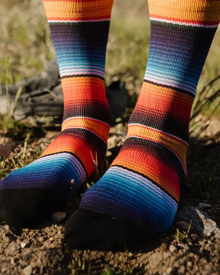 GripIt Poncho Stripes | Performance MTB Socks