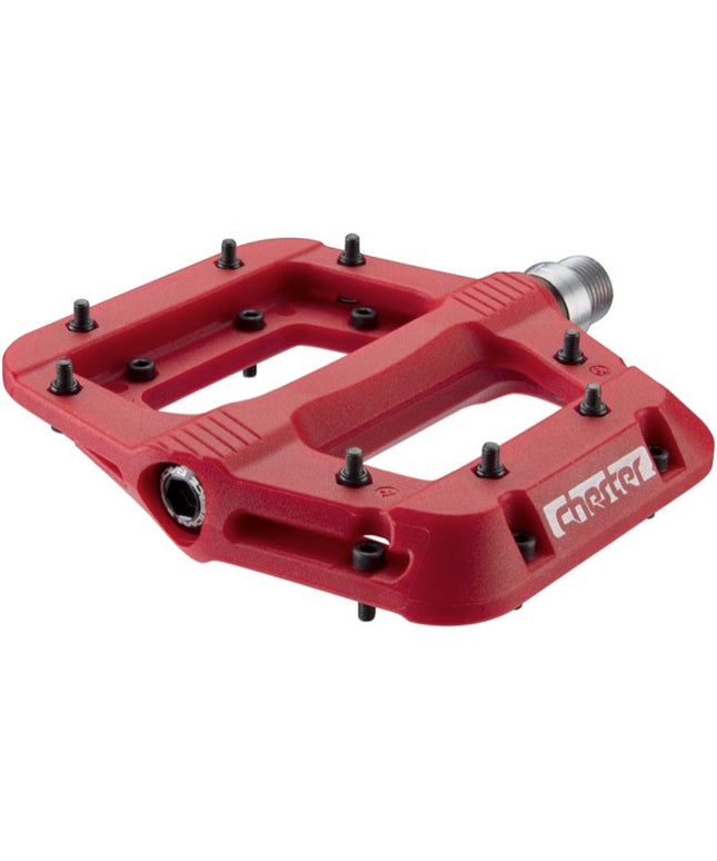 Race Face Chester Composite Platform Pedals 2023, RED