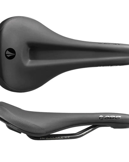 SDG Bel-Air V3 Max Traditional Saddle, Steel Rails, Black
