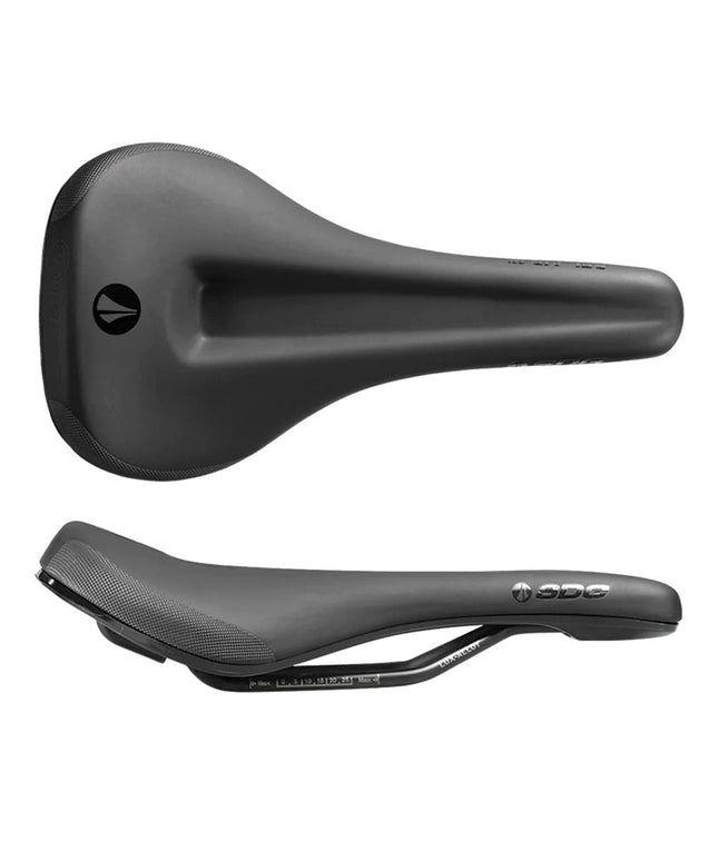 SDG Bel-Air V3 Max Traditional Saddle, Steel Rails, Black