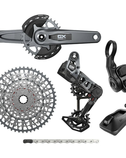 SRAM GX T-Type Eagle AXS Groupset, 165mm, Dark Polar