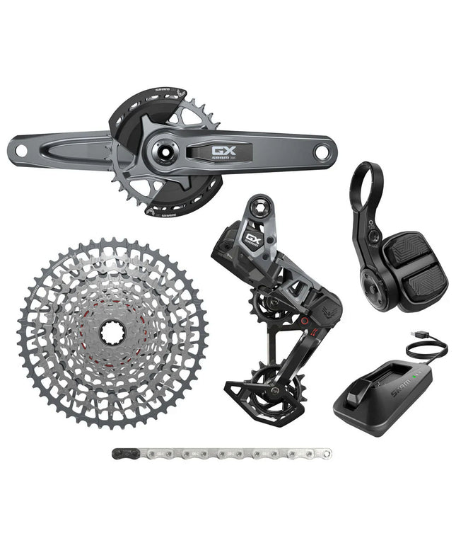 SRAM GX T-Type Eagle AXS Groupset, 165mm, Dark Polar