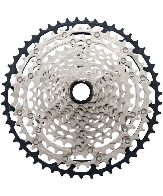 Shimano SLX CS-M7100 Cassette - 12-Speed, 10-51t, Silver/Black, Micro Spline