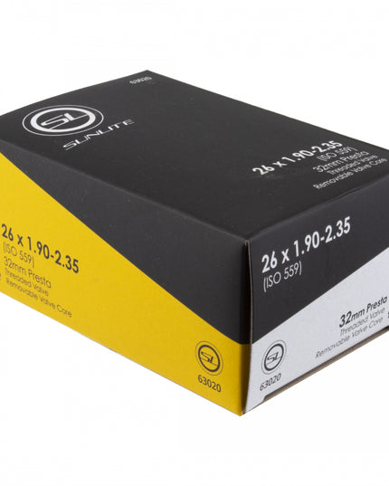 Sunlite Presta Valve Tube 26x1.90-2.35