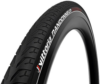 Vittoria Randonneur Reflect Tire - 700 x 35, Clincher, Wire, Black