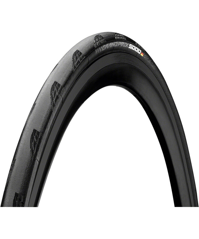 Continental Grand Prix 5000 Tire - 700 x 25, Clincher, Folding, Black, BlackChili, Vectran Breaker, LazerGrip, ACT