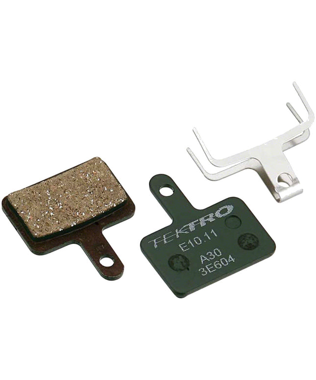 Tektro E10.11 Disc Brake Pads - Low Noise Resin Compound, For 2-Piston Brake Caliper