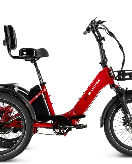 The Lectric XP Trike2: Ultimate Accessibility & Comfort on Three Wheels - RED