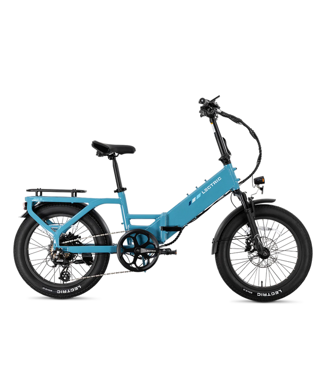 Lectric XP4 750 Step-Thru Stratus Raindrop Blue Long Range eBike