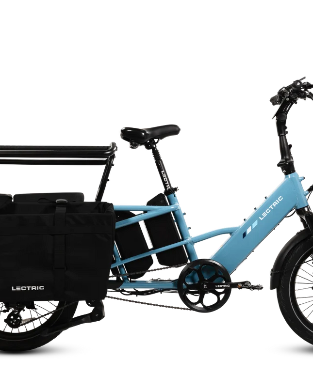 Lectric XPedition2 Raindrop Blue Dual-Battery eBike (standard range)