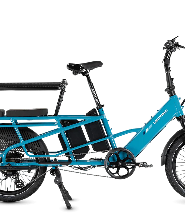 Lectric XPedition2 Raindrop Blue Dual-Battery eBike (standard range)