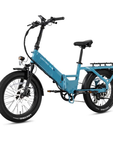 Lectric XP4 750 Step-Thru Stratus Raindrop Blue Long Range eBike