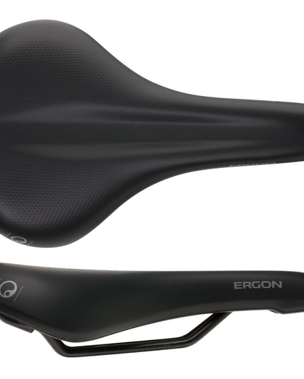Ergon ST Gel Men's Saddle, Medium/Large, Black