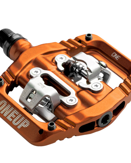 OneUp Components Clip Pedals, CrMo, Orange