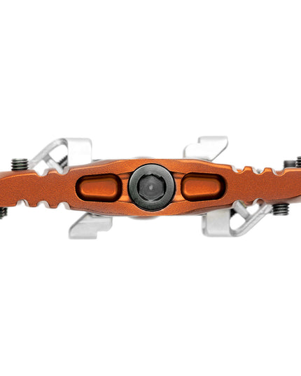 OneUp Components Clip Pedals, CrMo, Orange