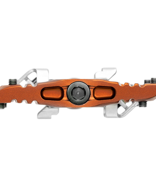OneUp Components Clip Pedals, CrMo, Orange