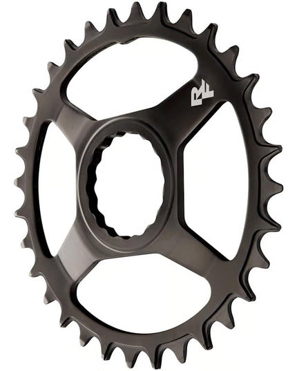 Race Face Narrow-Wide CINCH Direct Mount Steel Chainring (Black) (1 x 9-12 Speed) (Single) (30T) (3mm Offset/Boost)