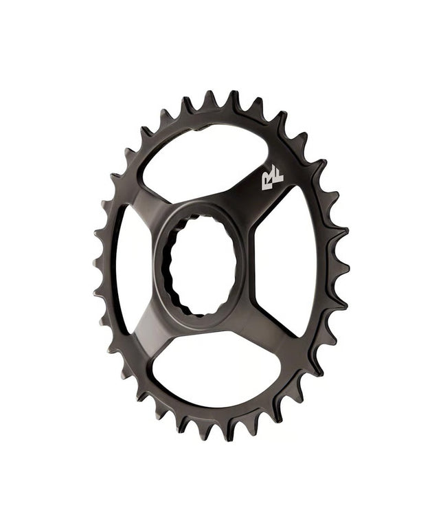 Race Face Narrow-Wide CINCH Direct Mount Steel Chainring (Black) (1 x 9-12 Speed) (Single) (30T) (3mm Offset/Boost)