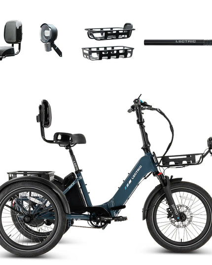 The Lectric XP Trike2: Ultimate Accessibility & Comfort on Three Wheels