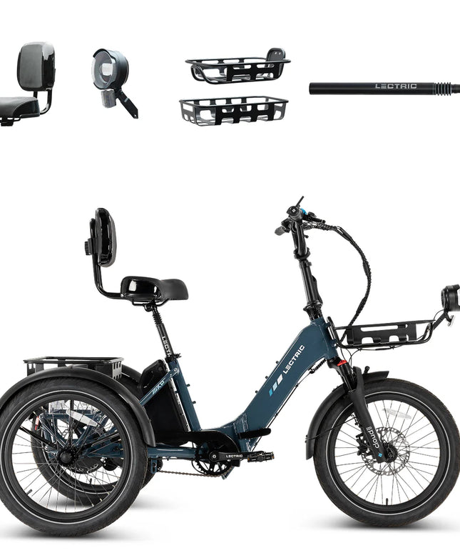 The Lectric XP Trike2: Ultimate Accessibility & Comfort on Three Wheels